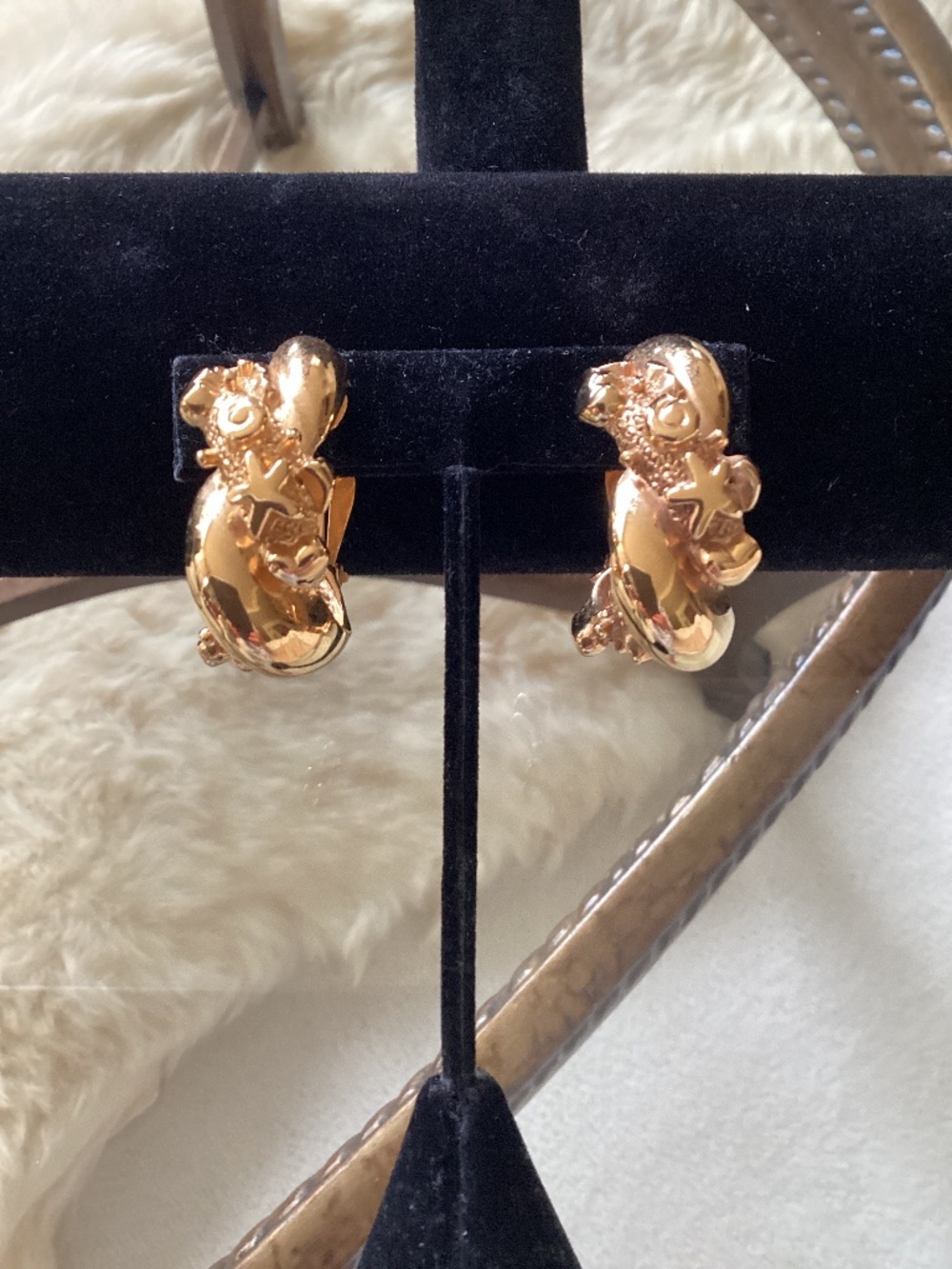 St. John Vintage Statement Earrings